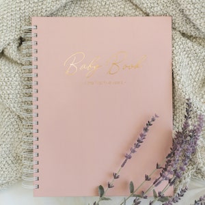 Personalized Baby Girl Book: Floral Keepsake Album