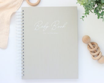 Personalized Baby Book | Baby Memory Book | Baby Shower Gift | Pregnancy Book | Baby Announcement | Baby Boy | Baby Girl | Baby Book