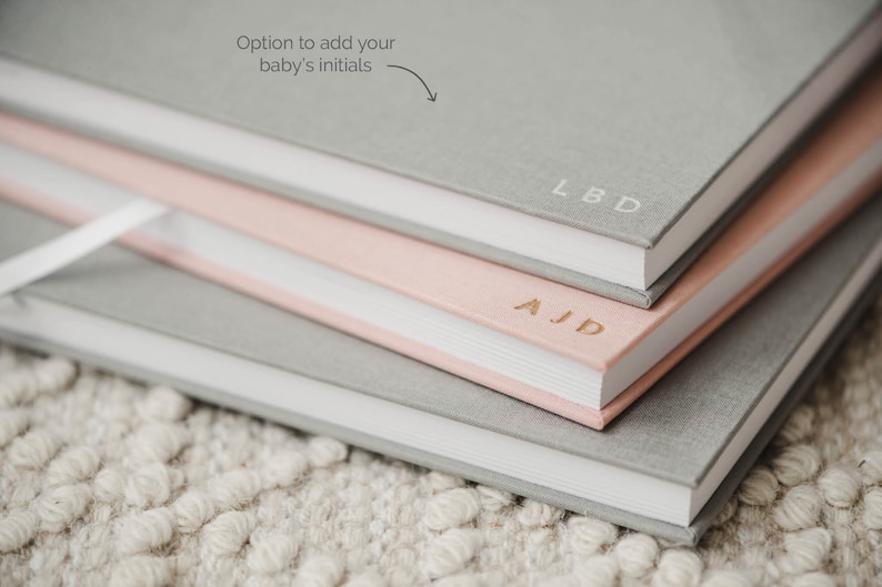 Personalized Baby Book | Baby Memory Book | Gender Neutral Baby Album | First Year Milestone Book | Expecting Mom Gift | Baby Shower | Baby First Year Journal
