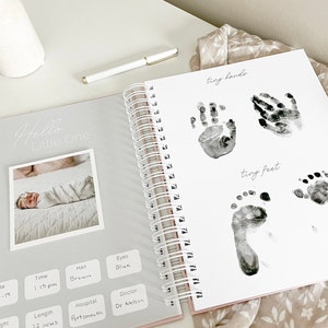 Baby Book | Personalized Baby Book | Baby Memory Book | Baby Shower Gift | Pregnancy Book | Baby Announcement | Newborn Keepsake Book