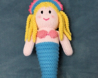 Knitted Mermaid Doll