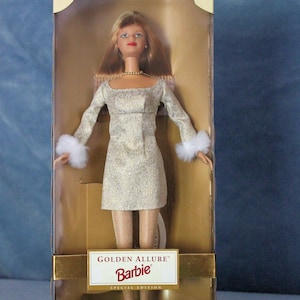 Vintage Golden Allure Barbie Doll NIB