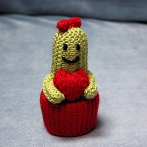 Knitted Valentine Cactus