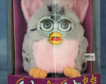Gray Furby Vintage 1998 Model 70-800 Tested 