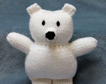 Knit Chubby Polar Bear
