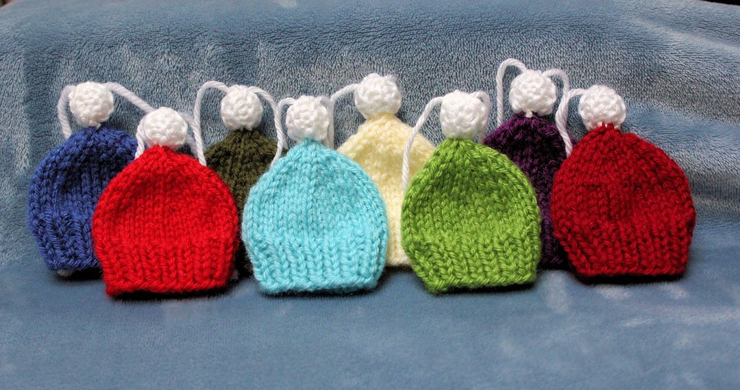 Knit Hat Ornament Etsy