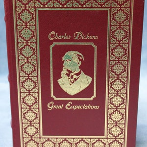Vintage Great Expectations by Charles Dickens Leather-Bound Collector&#39;s Edition
