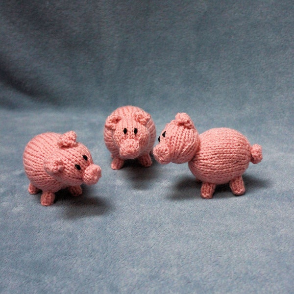 Knitted Pig Etsy
