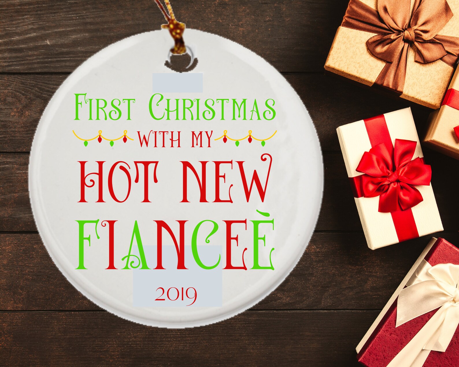2022 Fiance Christmas Gifts Fiance Gifts Fiancee Ornament Etsy