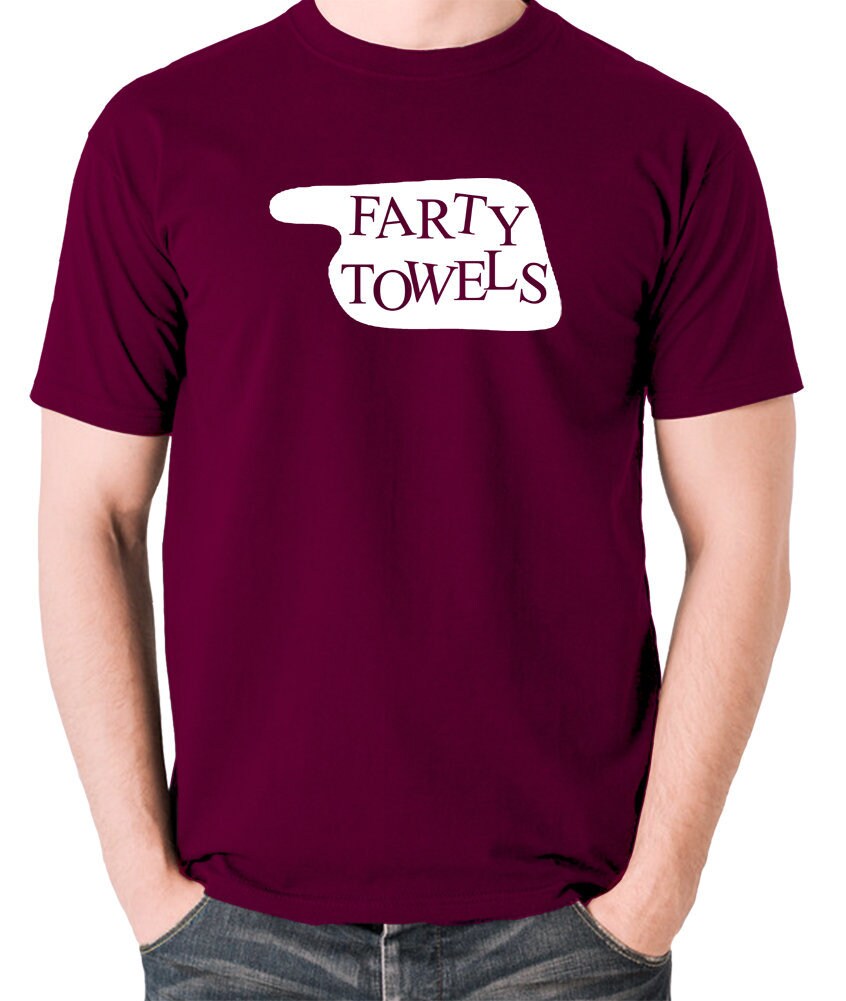 Image of Inspired By Fawlty Towers - Farty Towels Sign T Shirt