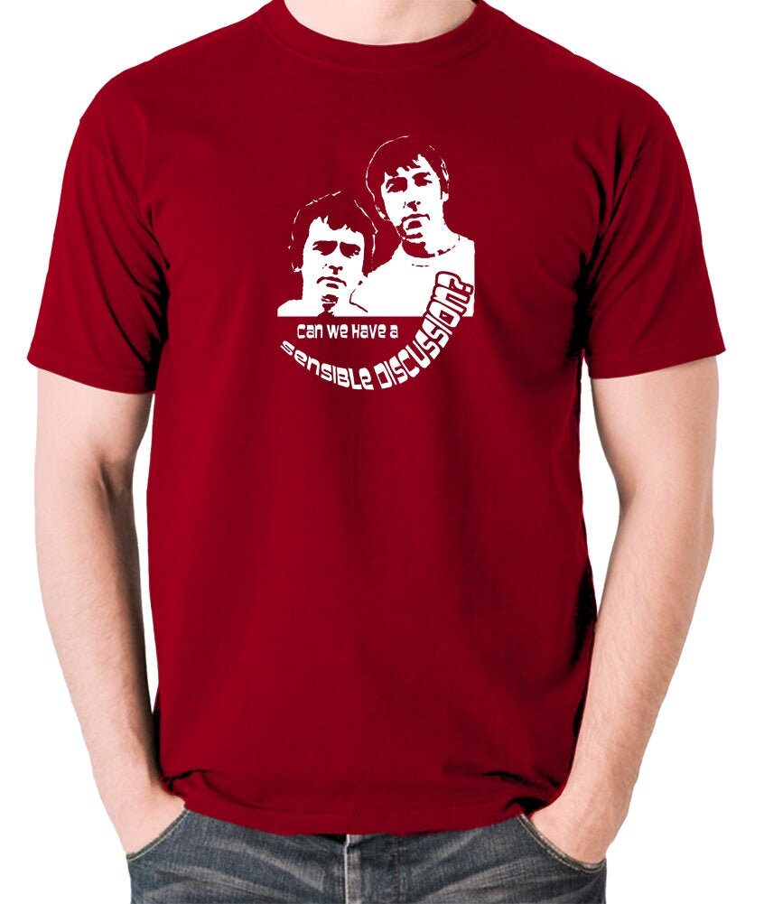 Image of Inspired By Derek & Clive - Peter Cook Dudley Moore Can We Have A Sensible Discussion? T Shirt