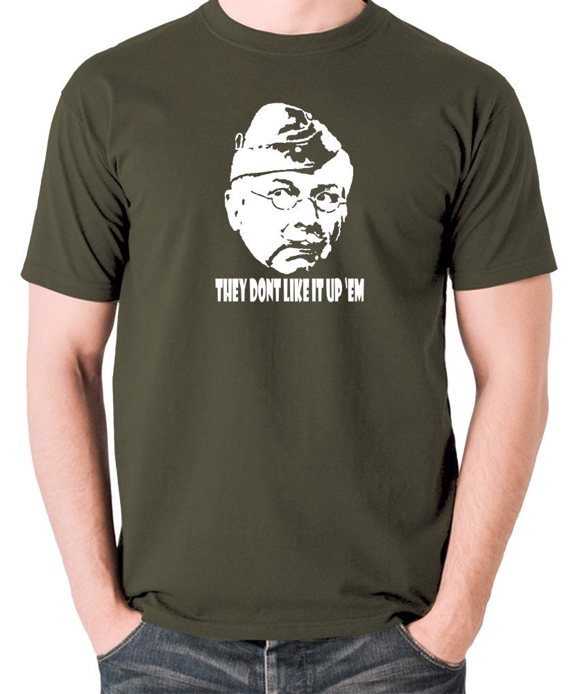 Image of Inspired By Dads Army - They Don't Like It Up "Em T Shirt