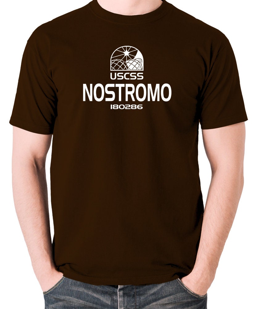 Custom USCSS Nostromo Distressed T-Shirt - Alien Movie Merchandise For Men & Women