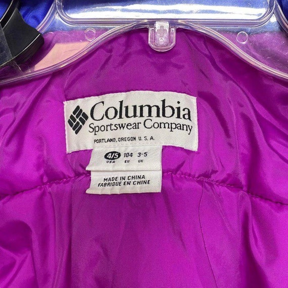 Columbia Girls Kids Size 4/5 Colorblock Winter Ja… - image 10