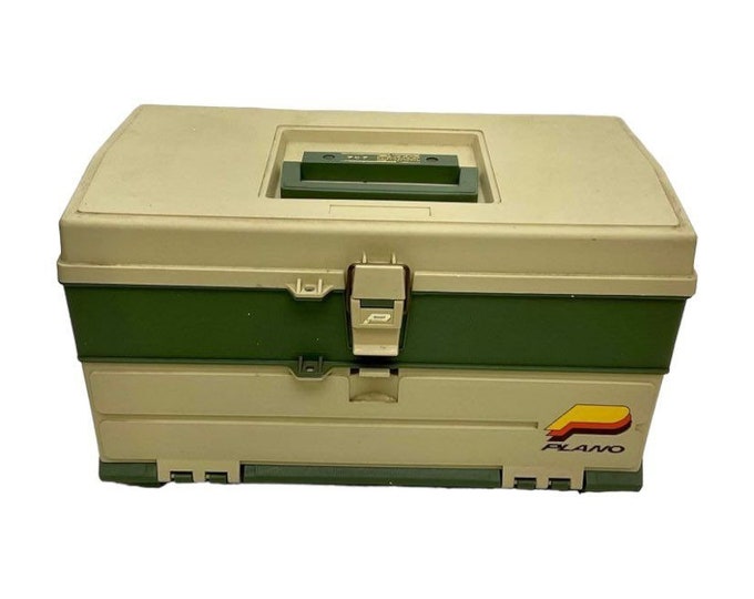 Plano 707 Fishing Tackle Box Storage Outdoor With Handle & 2 Drawer