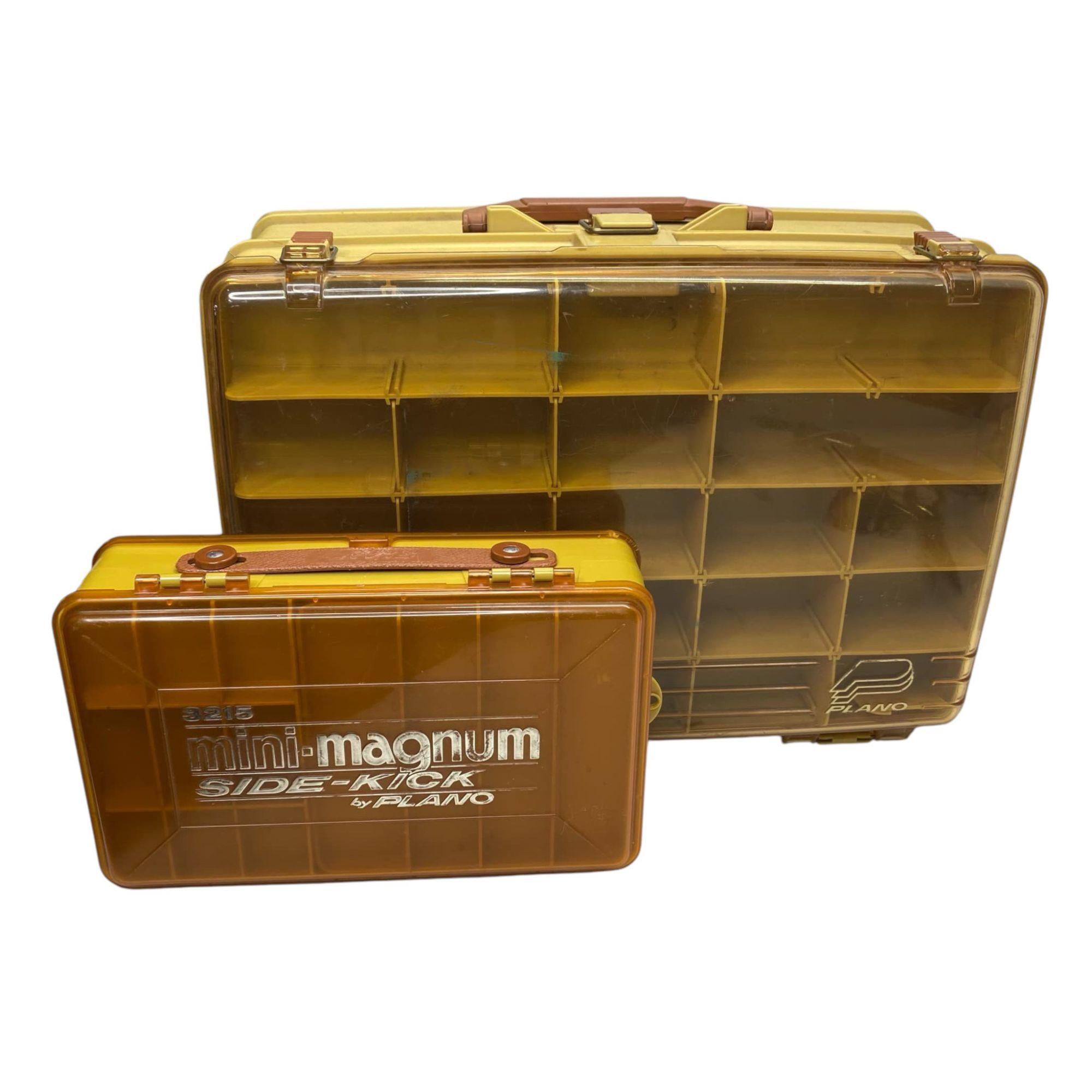 Vintage Plano Plano Magnum Sided Tackle Box Plano 3213 Mini Magnum