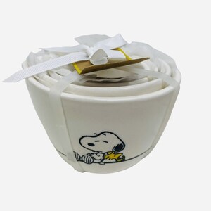 Rae Dunn Snoopy & Woodstock Peanuts Measuring Cups