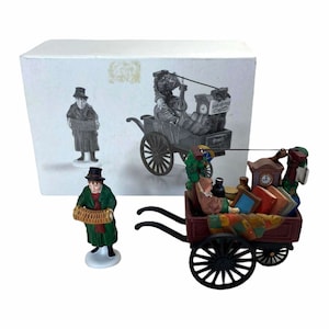 Department 56 チェルシーマーケット キュリオシティーズ モンガー アンド カート ヘリテージ ビレッジ オーナメント コレクタブル クリスマス デコレーション