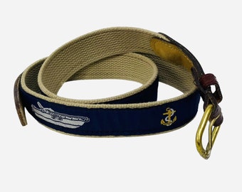 La ceinture nautique de Skippers s'adapte à la taille de 36 po. Bateau de yacht d'ancre