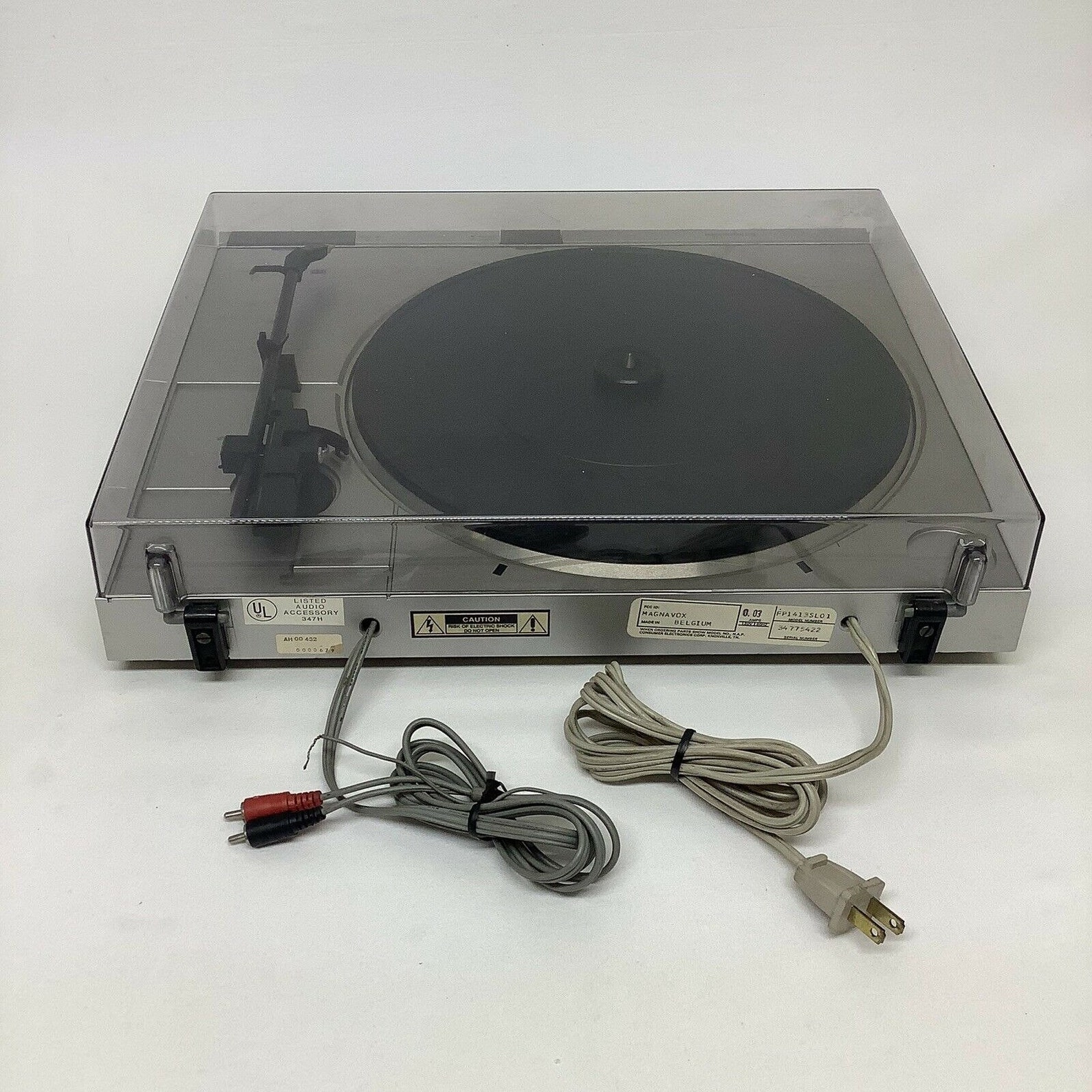 MAGNAVOX FP1413 SL01 Belt Drive Turntable Fully Tested Etsy
