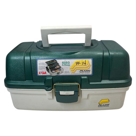 Plano 6103 3-tray Tackle Box With Folding Trays and Bulk Storage Fishing Gear, Tools, Crafts Organizer - Etsy Ireland Plano 6103 3-tray Tackle Box With Folding Trays and Bulk Storage Fishing Gear, Tools, Crafts Organizer - Etsy Ireland