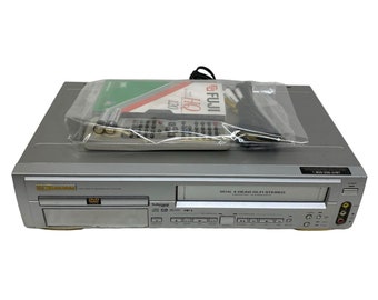 Emerson DVD VCR Combo Video Cassette Recorder DVD Player Hi-Fi 4 Head EWD2202