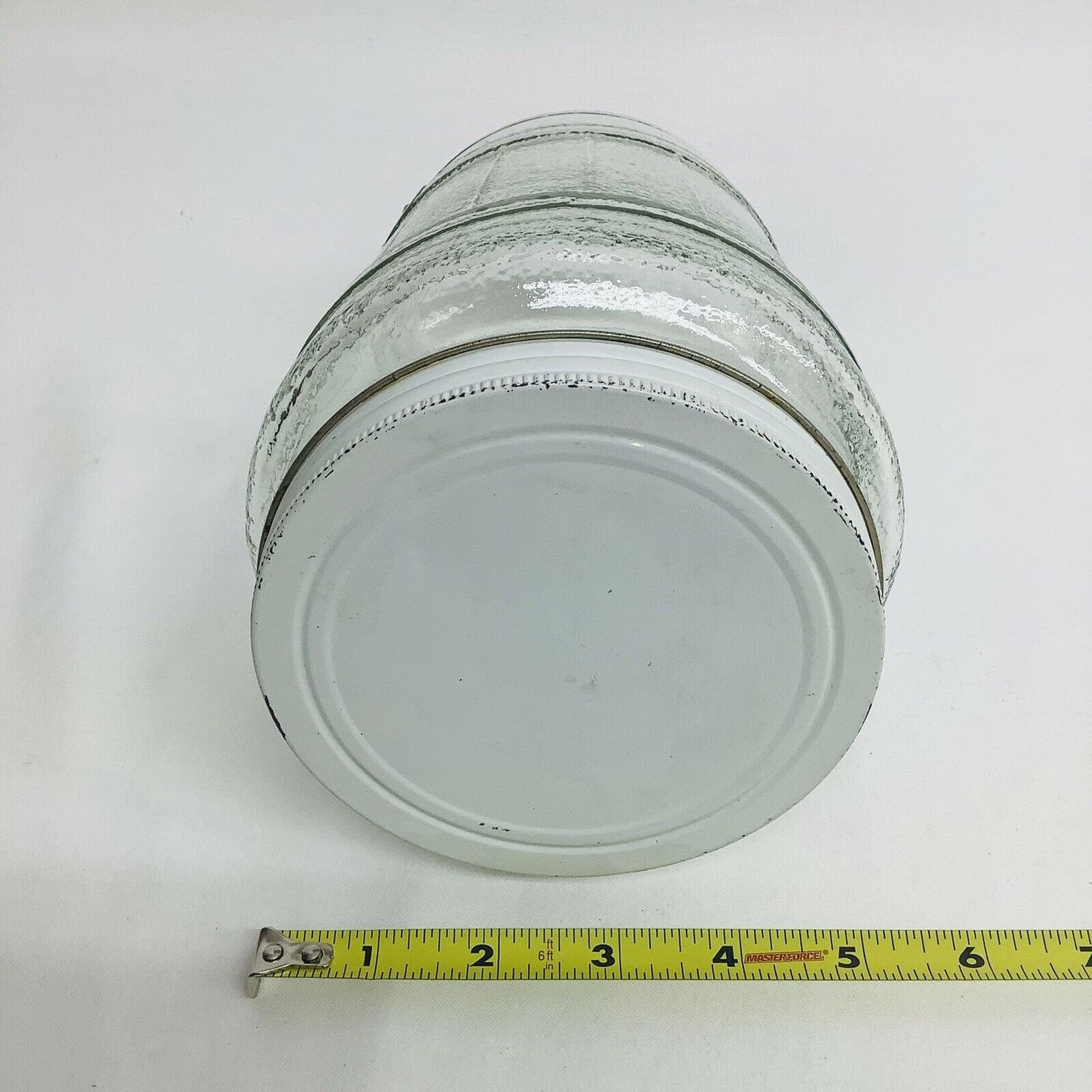 Vtg Large Glass Pickle Herring Barrel Shape Jar 64 Oz. 6 3/4 Etsy