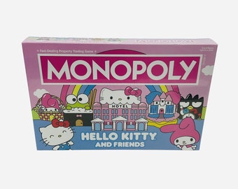 Hello Kitty and Friends Monopoly Board Game Hasbro Sanrio Kuromi NEW