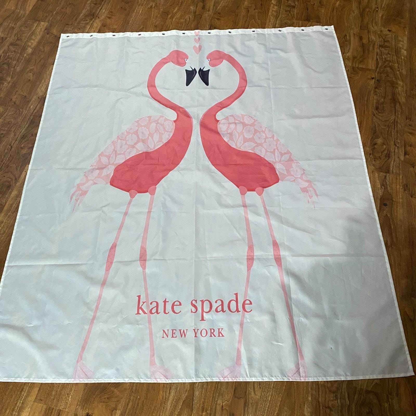 ケイトスペードKate Spade シャワーカーテン&リボンフック12 ドット Kate Spade Shower Curtain - Etsy