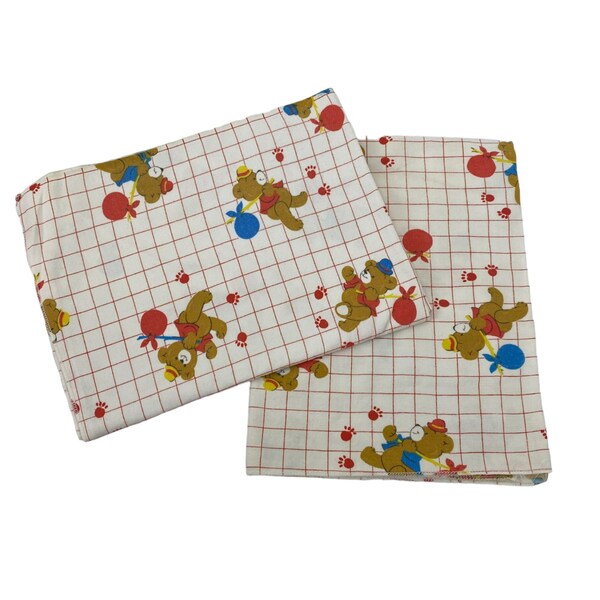 Vintage Teddy Bear Baby Blanket Etsy