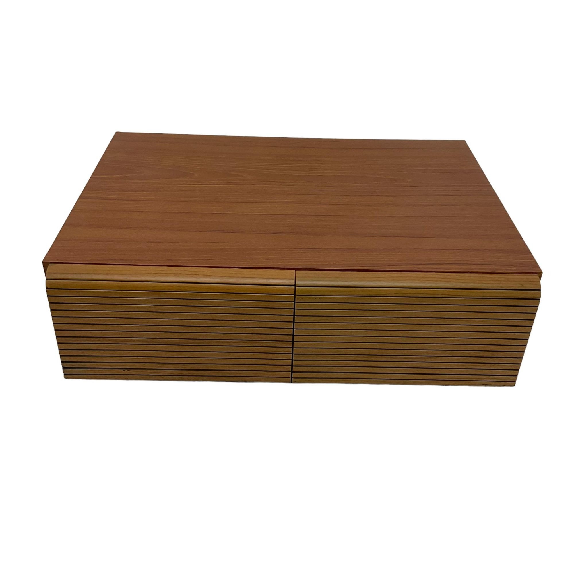 Vintage Faux Wood Cassette VHS Tape Storage Organizer With 2 Etsy