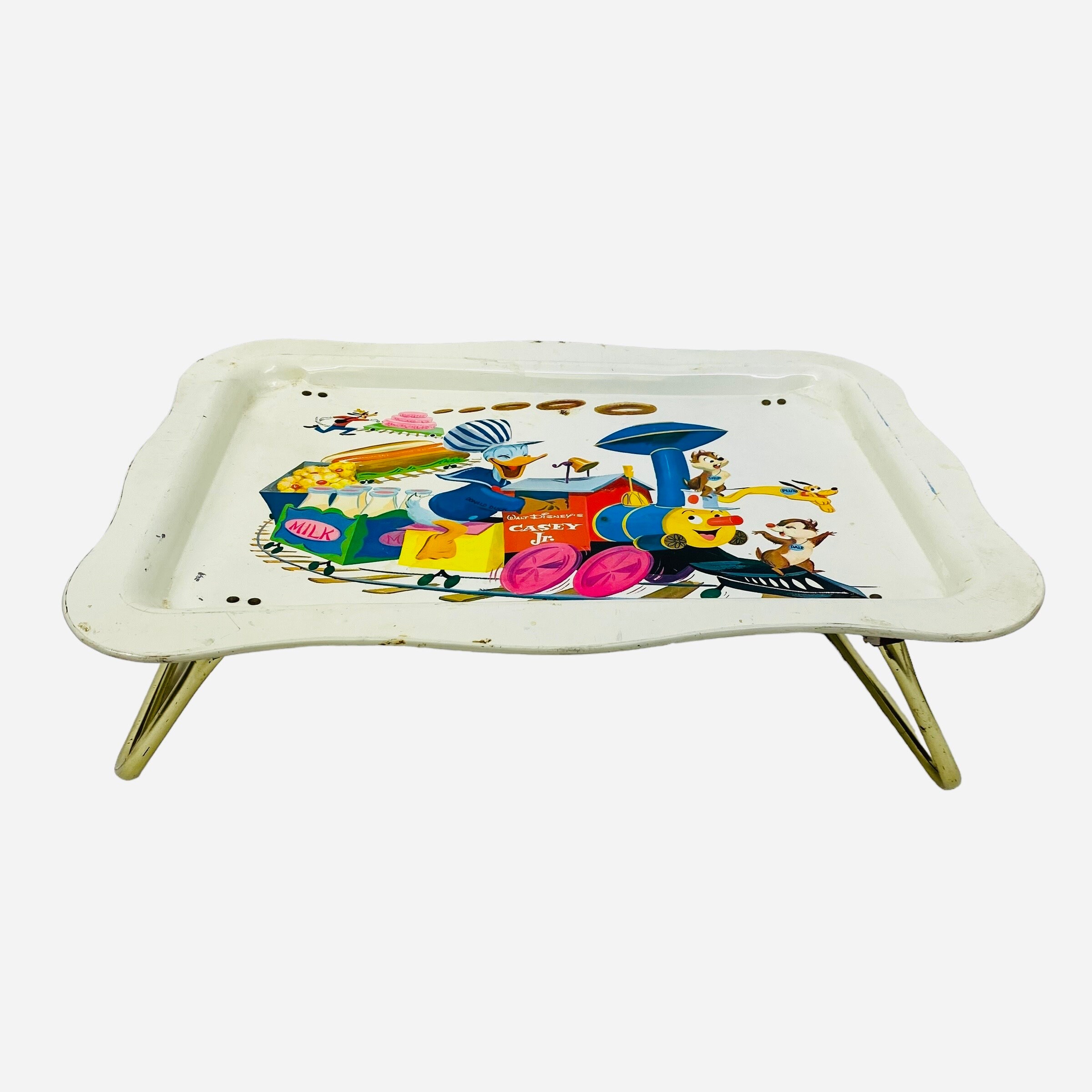 Metal tv tray sale set with stand