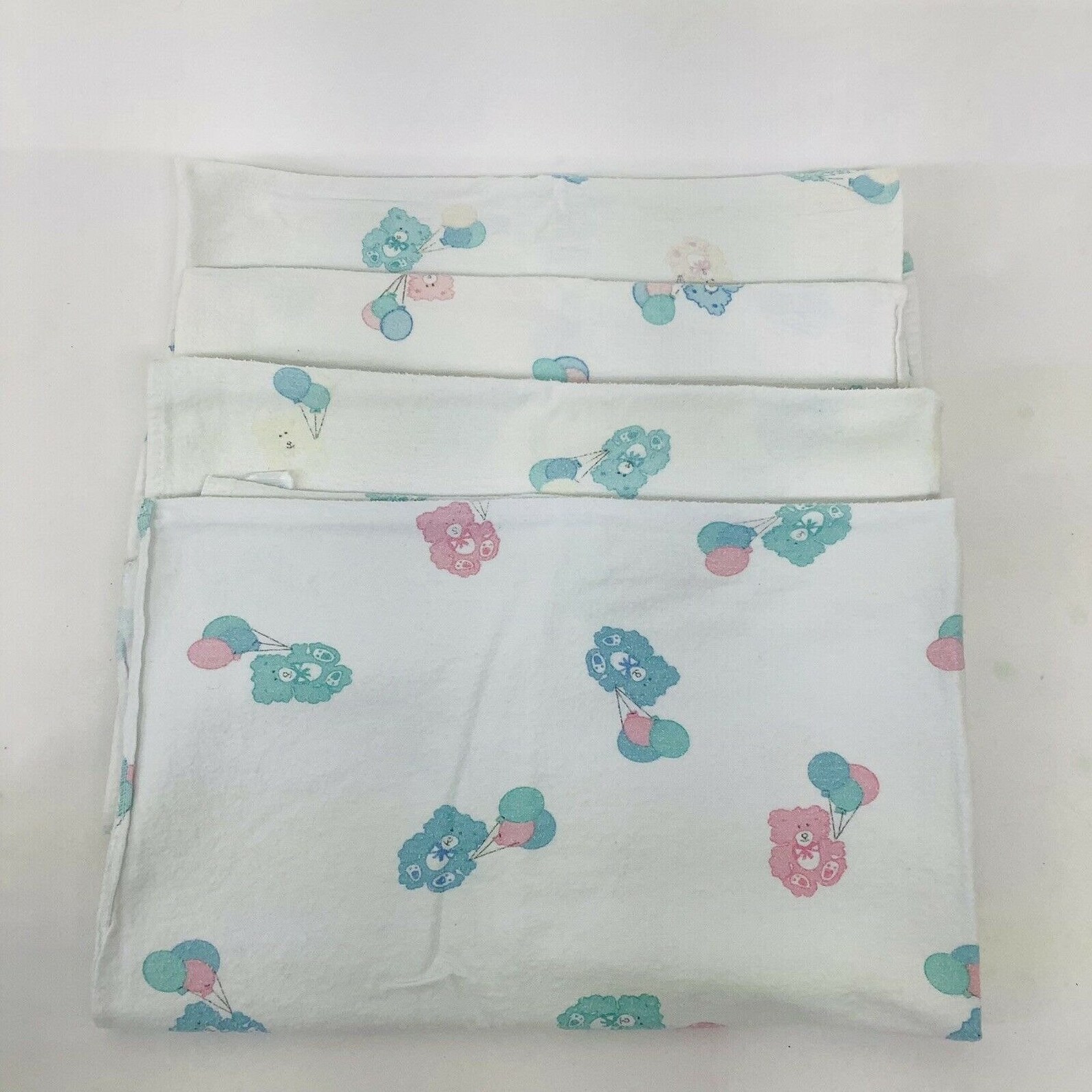 Vintage Hospital Baby Receiving Blanket Bears Balloons Pink Etsy