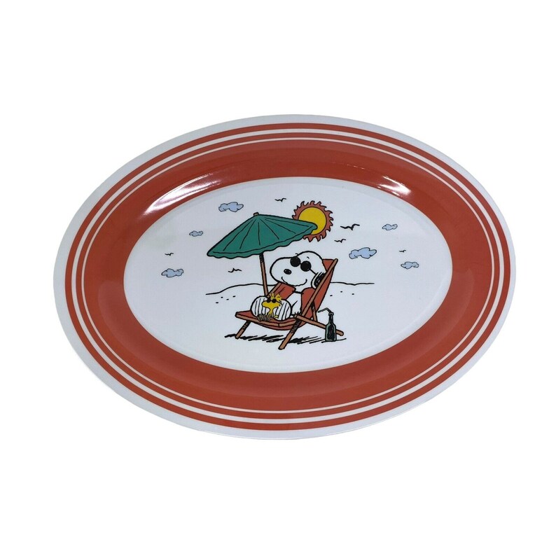 Peanuts Snoopy Heart Oval Car Magnet - Euro Style Bumper Sticker (Choose Size) - View #10