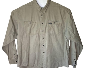 Harley-Davidson Motorcycle Size 2XL Embroidered Long Sleeve Snap Front Shirt