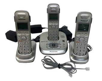 Panasonic Cordless Phone Set Handset Answering Machine DECT 6.0 Plus KX-TG4021