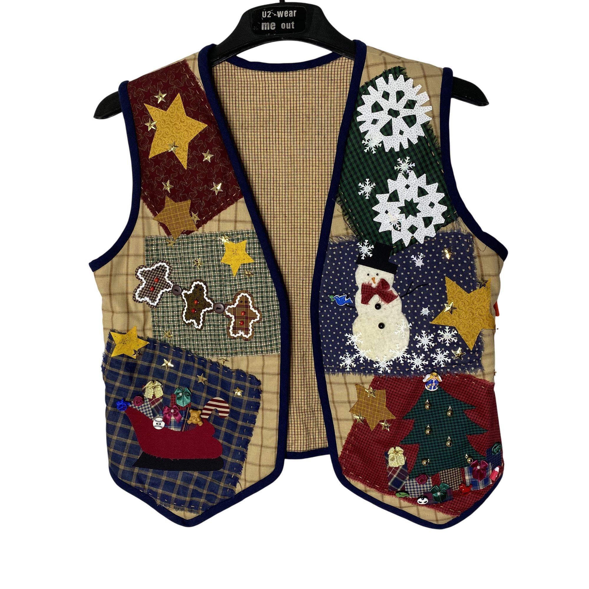 Patchwork Vest - Etsy