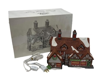 Dept 56 Ashbury Inn Dickens Heritage Village Collection Christmas Holiday Decor 1991 Vintage #55557