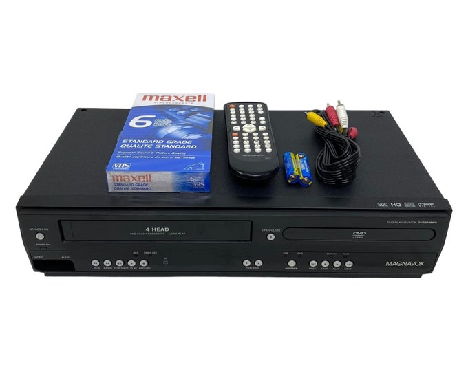 Magnavox DVD/VHS VCR Combo Player Recorder 4head Hifi Stereo W/ Remote