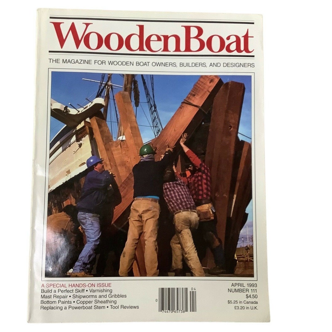 Wooden Boat Magazine April 1993 Wood Boat Design Powerboats Stem Etsy