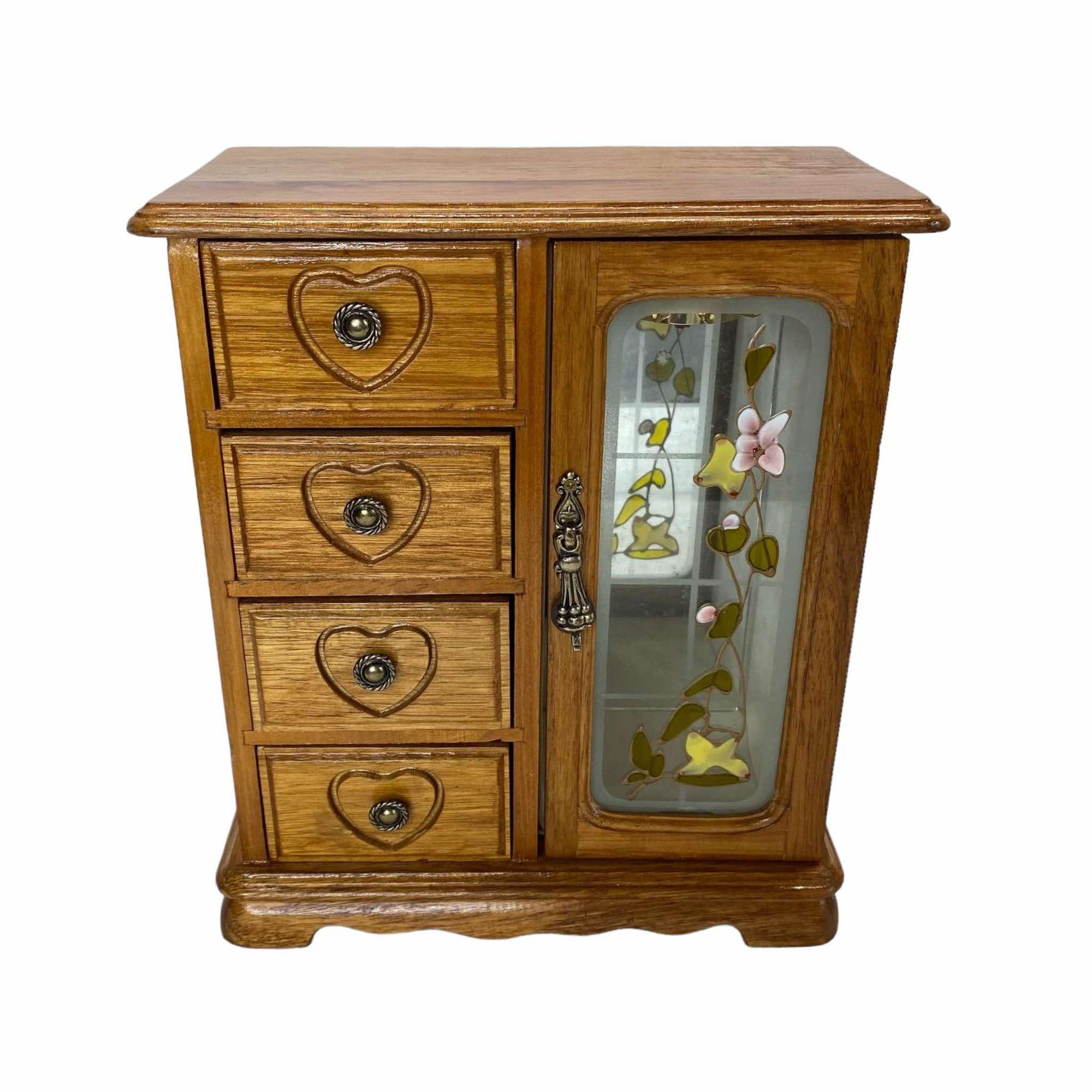 Portagioie Musicale A Forma Di Cuore Con Ballerina - Scatola Regalo Per Bambine, Bianco O Rosa