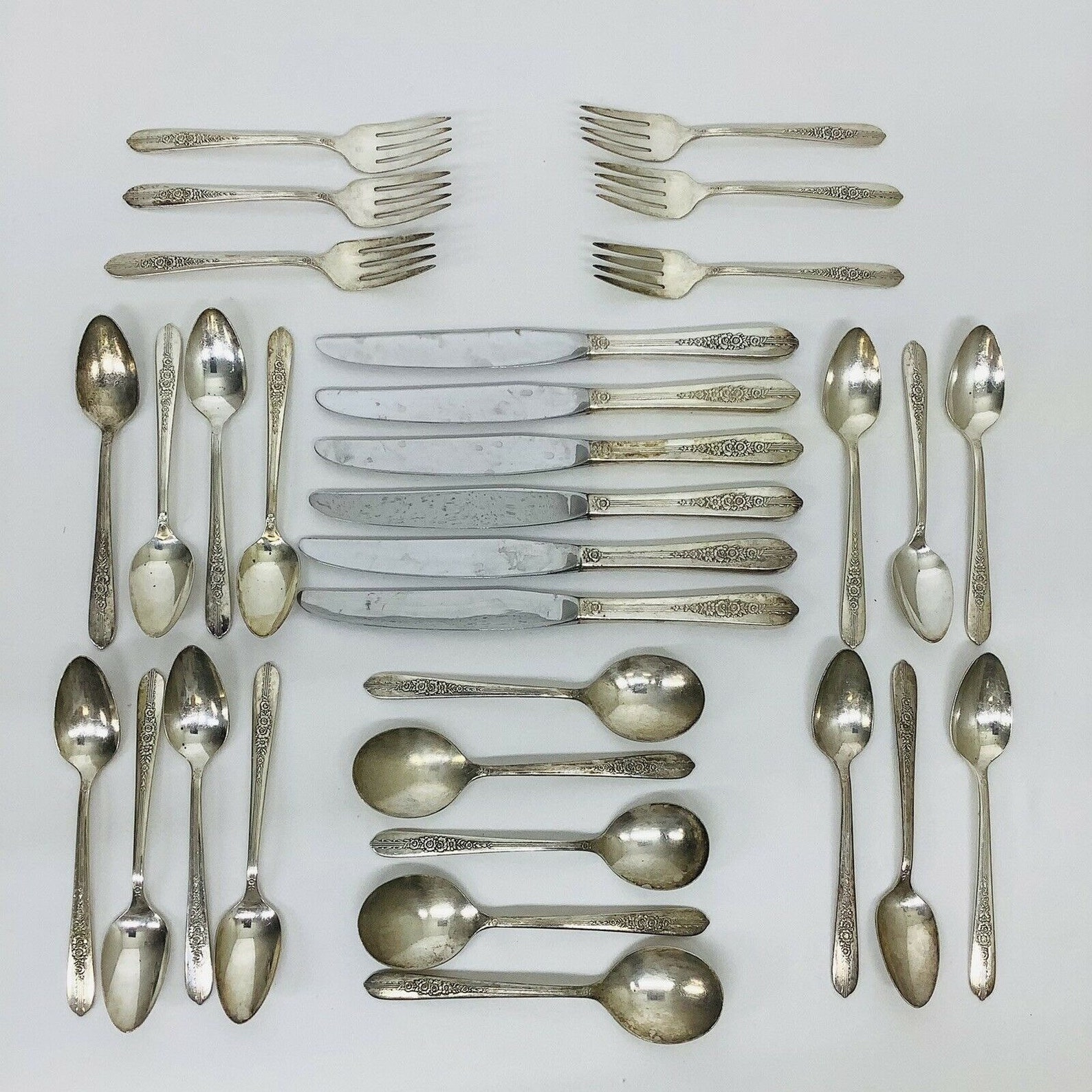 Vintage Oneida 1939 Nobility Plate Silverware Flatware Royal Etsy