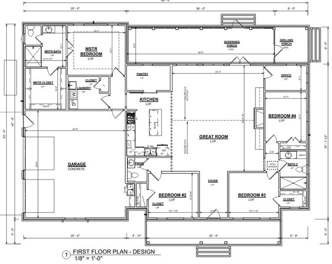 353m2 or 3880 Sq Foot 4 Bedrooms Home Plan 4 Bed 4 Bedroom Plus Rumpus ...