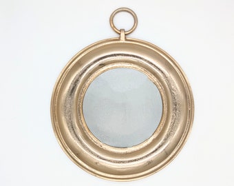 Miroir mural rond or mat