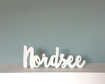 Nordsee Schriftzug