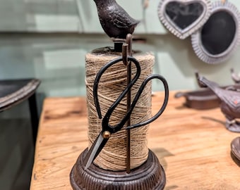 Portacordones nostálgico con tijeras