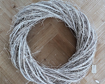 Corona de mimbre blanco natural - Corona básica