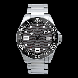 Dänholm Diver Automatik Grau / Schwarz