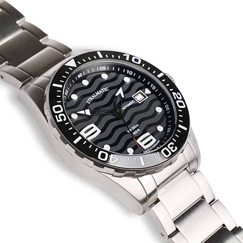 Dänholm Diver Automatik Grau / Schwarz