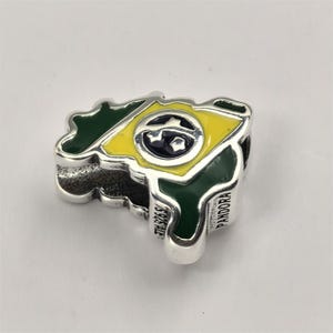 bn rare retired pandora brazil/brasil charm